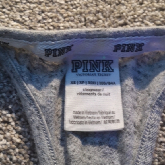 Pink sleep wear tank top - Picture 2 of 3